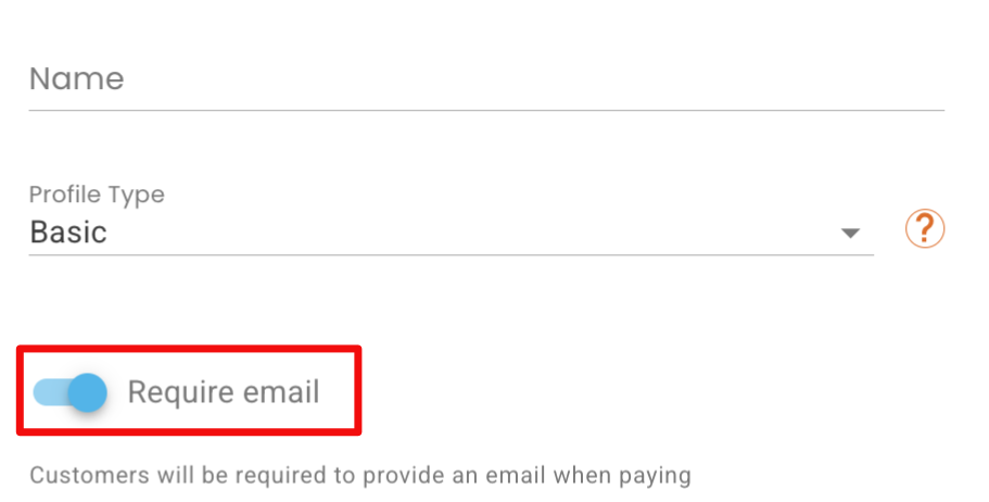 Require Email is Set to True