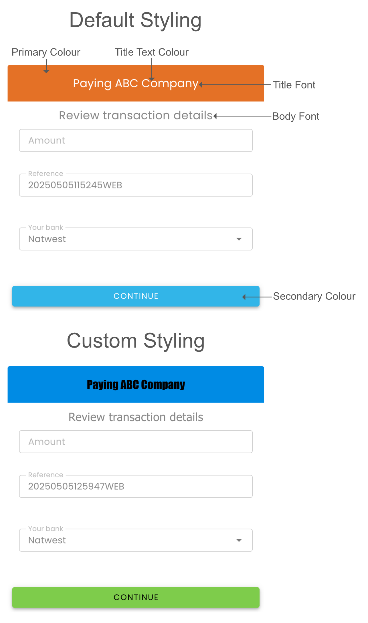 Custom Theme Elements