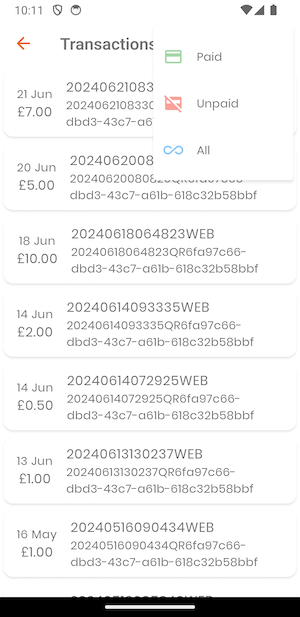 Transaction Filter